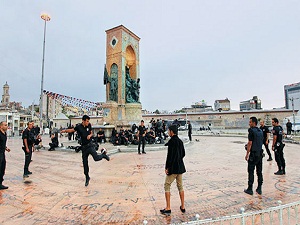 Taksim’de hava değişiyor