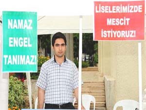 Liselere mescit için imza kampanyası