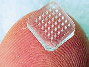 Şırınga yerine bantla aşı dönemi