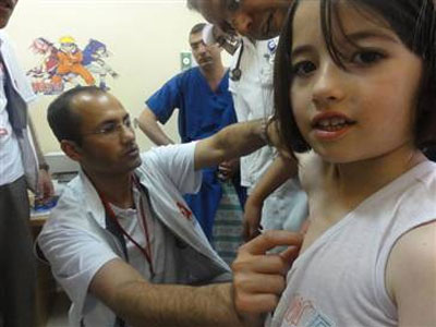 Filistinli çocukları da güldürdüler