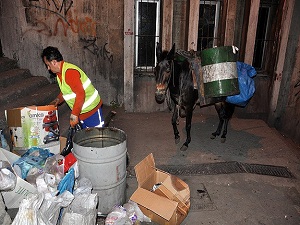 Merdiven kentin çöpçü katırları