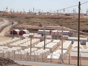 300 kişilik ilk kafile kampa yerleştirildi