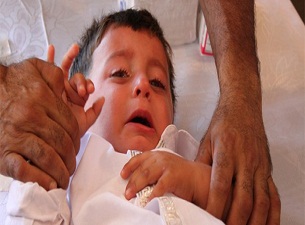 Suriyeli çocuklar için sünnet şöleni