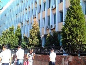 Özbekistan'da sararan ağaçlar yeşile boyandı!