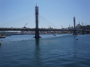 Haliç metro köprüsünde sona doğru