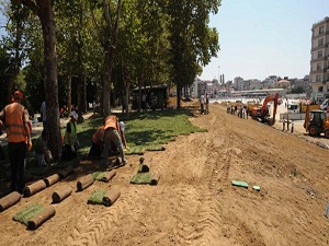 Gezi Parkı'na 8 bin m2 yeşil alan kazandırıldı