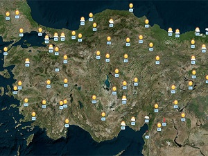 Sıcaklıklar mevsim normallerinin üzerinde