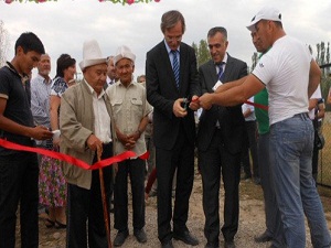 Türkiye'den susuz Kırgız köyüne su