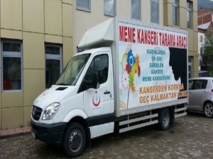 120 TIR'la mahalle mahalle kanser taraması