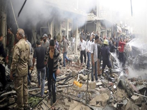 Suriye'de iftar vaktinde bombardıman!