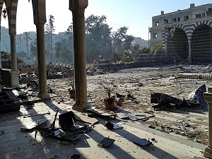 Halid Bin Velid Türbesi'ni roketle yıktılar