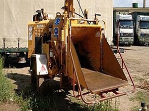 Taşınabilir dizel odun cips makinesi üretti