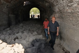 Tarihi İstanbulkapı'nın restorasyonuna başlandı