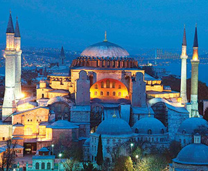 Ayasofya da restore edildi