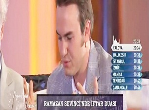 Mustafa Ceceli'den canlı yayında iftar duası