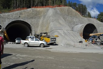 Çankırı-Ilgaz tünelinin yüzde 20'si tamamlandı