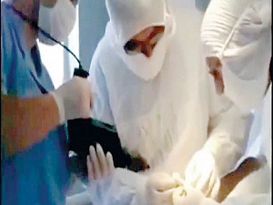 Parasızlıktan ameliyatta inşaat aletleri kullandılar