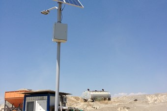 Batman güneş enerjisiyle aydınlanıyor
