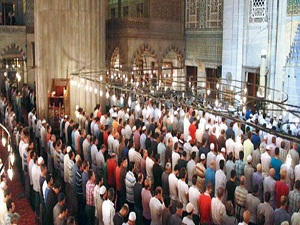 Teravih için Erzurum'dan Sultanahmet'e geldiler