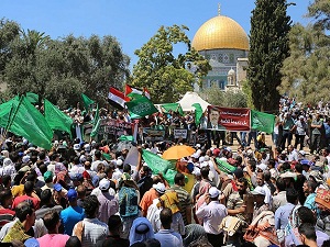 Filistinlilerden Mursi ile dayanışma eylemi