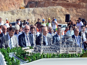 Çamlıca Tepesi Camii’nin temeli dualarla atıldı