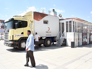 Kan bağış TIR’ı Erzincan'da