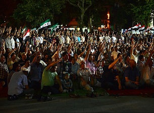İstanbul'da katliam protesto edildi
