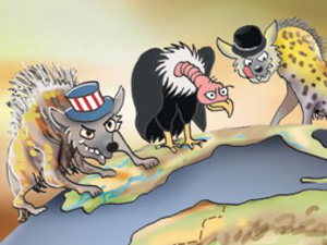 Katliamın seyircileri çakallar, akbabalar, sırtlanlar