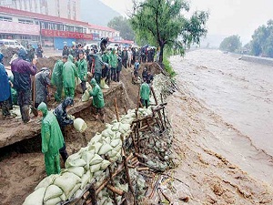 Çin'de sel felaketi: 91 ölü
