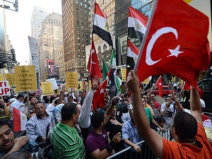 Mısır’daki katliam New York'ta protesto edildi