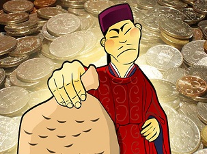 Müşterisine kızdı, tazminatı 8 çuval bozuk parayla ödedi