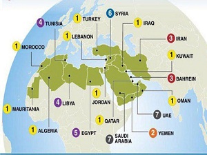 Arap Baharı haritasında Türkiye de var!