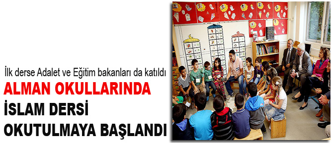 Alman okullarında İslam dersi okutulmaya başlandı