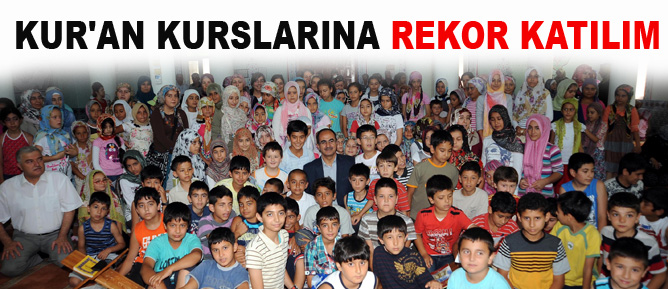 Yaz Kur'an kurslarına rekor katılım