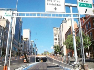Taksim'de ilk etap bitiyor