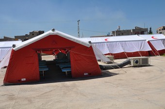 Kimyasala maruz kalan Suriyeliler için hazırlıklar tamamlandı