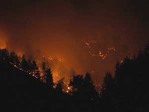 Kumluca'daki orman yangını sürüyor