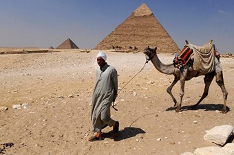 Mısır'daki olaylardan Giza Piramitleri de nasibini aldı