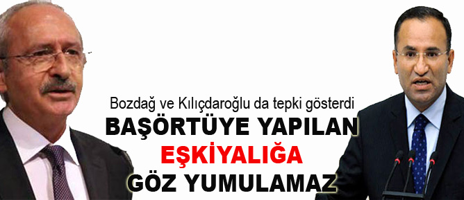 Başörtüye yapılan eşkiyalığa göz yumulamaz