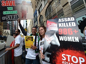 ABD'de katliamlara tepki protestosu