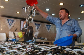 Rizeli vatandaşlar balık fiyatlarından memnun