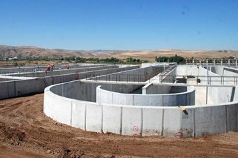Kırıkkale'de arıtma tesisi inşaatı son aşamaya geldi