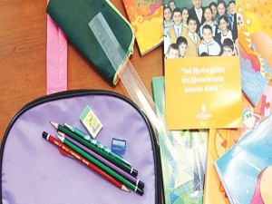 Okul malzemeleri belediyeden