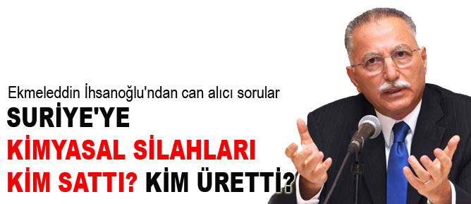 Suriye'ye kimyasal silahları kim üretti, kim sattı?
