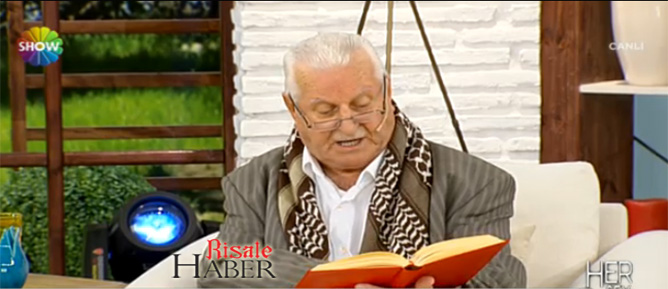 Çantacı Necmi abi canlı yayında Risale-i Nur'dan ders yaptı