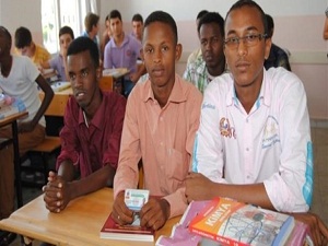 Somalili öğrenciler ders başı yaptı