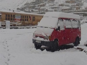 Rize'ye kış erken geldi