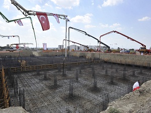 KKTC'de Hala Sultan Camii'nin temeli atıldı