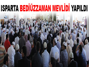 Isparta Bediüzzaman Mevlidi yapıldı