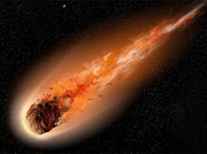 Göktaşı dünyayı sıyırdı geçti